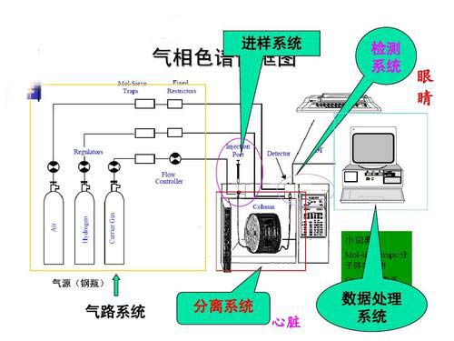气相色谱结构示意图